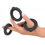 Phallic Ring Silicone Steel Rings kit