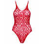 Body Seamless scroll lace bodysuit