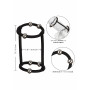 Double Phallic Ring Beaded Silicone Enhancer Cage