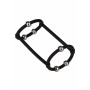 Double Phallic Ring Beaded Silicone Enhancer Cage