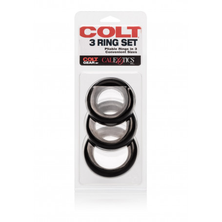 Penis and testicular ring kit COLT 3 Ring Set
