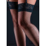 Collant con reggicalze Net Stockings with Lace Top