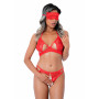 Women's Underwear Complete 3PC Bra, Panty and Blindfold