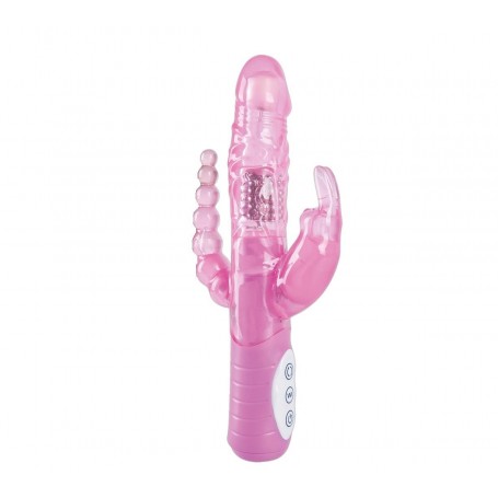 Vibratore vaginale anale doppio rabbit x3 luist sensation