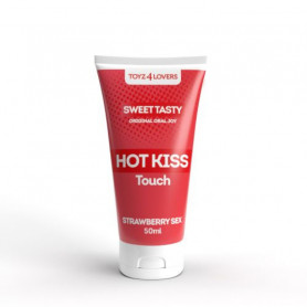 Lick-it hot kiss touch strawberry gel 50ml