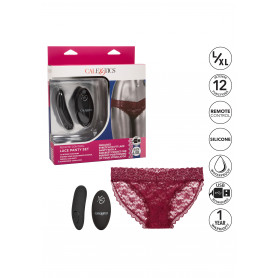 Slip with vibrating infant carrier Remote Control Lace Panty Set