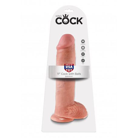 fake penis cock 11 inch with balls
