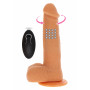 Rotary vibrator Rotating Beads Vibrating Dildo