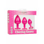 Plug anale Cheeky Gems 3 Pcs rosa