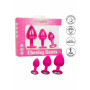 Plug anale Cheeky Gems 3 Pcs rosa