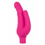 Vibratore doppio rosa Rechargeable Stud Over Under