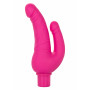 Vibratore doppio rosa Rechargeable Stud Over Under