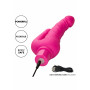 Vibratore doppio rosa Rechargeable Stud Over Under