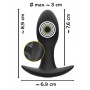 Butt plug with vibration
