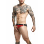 Perizoma uomo rosso DNGEON Cockring Jockstrap