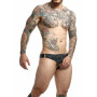 Slip con anello fallico verde militare DNGEON Cockring Jockstrap