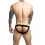 Slip con anello fallico verde militare DNGEON Cockring Jockstrap