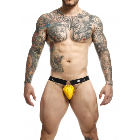 Perizoma uomo giallo DNGEON Chain Jockstrap