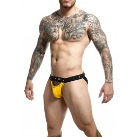 Thong man yellow DNGEON Peakaboo Jock