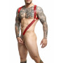 Red Harness DNGEON Straigh Back Harness