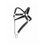 Pettorina grigio militare DNGEON Cross Cockring Harness