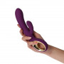 Vibratore vaginale doppio rabbit dildo vibrante con stimolatore vaginale in silicone impermeabile