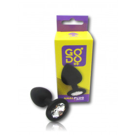 Small Godo di + light stone silicone plug