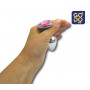 Godo di+ medium plug in pink jewel metal