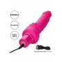 Vibrator Stimulator Pink Clitoral Rechargeable stud Cliterrific