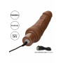 Brown curved vibrator Rechargeable Stud Curvy