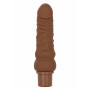 Brown curved vibrator Rechargeable Stud Curvy