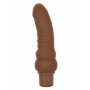 Brown curved vibrator Rechargeable Stud Curvy