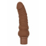 Brown curved vibrator Rechargeable Stud Curvy