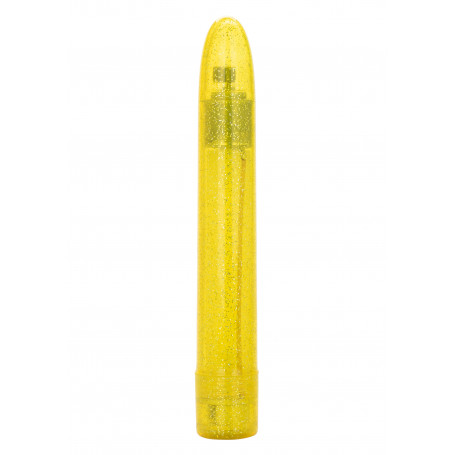 Classic yellow vibrator Sparkle Slim Vibe