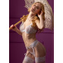 Completino intimo bianco Be Mine Bra and Panty Set