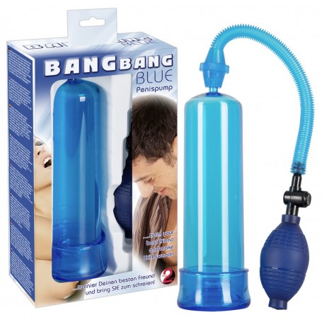 Pompa per allungare pene bang bang Blu