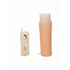 Masturbatore orale Good Feelings Vibrating Oro-Simulator - Flesh