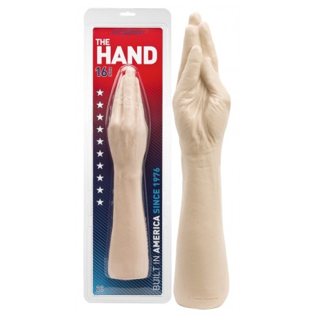 and vaginal phallus in the shape of arm hand for fisting Hand