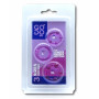 Set anelli fallici 3 pz viola Godo d+