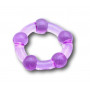 Set of phallic rings 3 pcs purple Godo d+