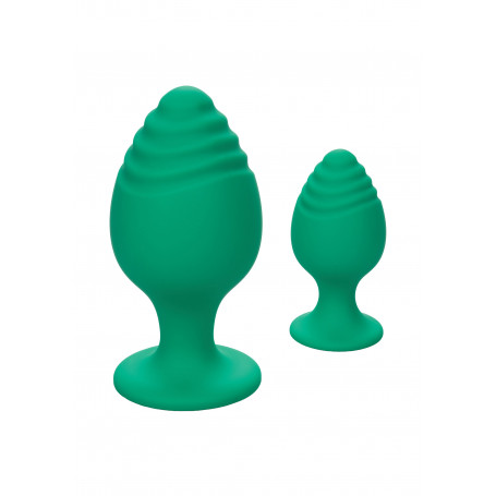 Anal Plug Green 2pcs Cheeky Buttplug