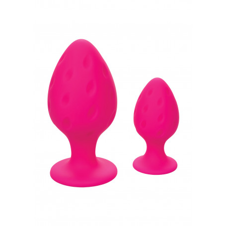 Plug anale rosa 2 pz Cheeky Buttplug