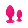 Plug anale rosa 2 pz Cheeky Buttplug