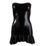 Sexy Mini Leatherette Dress Tube Dress Wetlook