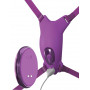 Clitoral stimulator with Ultimate Butterfly Strap-on remote control