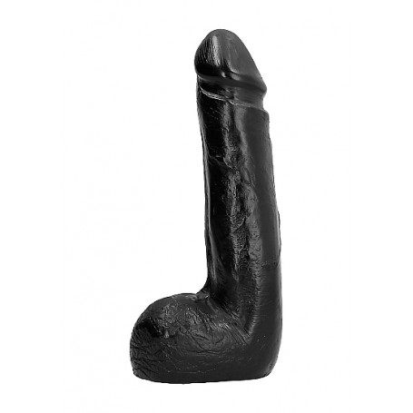 Realistic black dildo 19 cm All Black