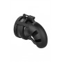 Chastity Cage Model 18 - Sil Cage Ballsplitter - Black