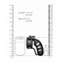Chastity Cage Model 19 - Sil Cage Ballsplitter - Black