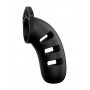 Gabbia di castità Model 21 - Silicone Cock Cage - Black