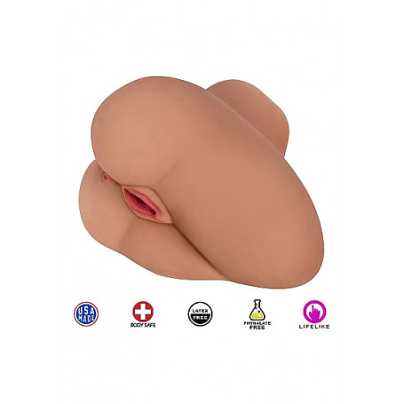 Masturbator Alexis Sidesaddle Butt - Milk